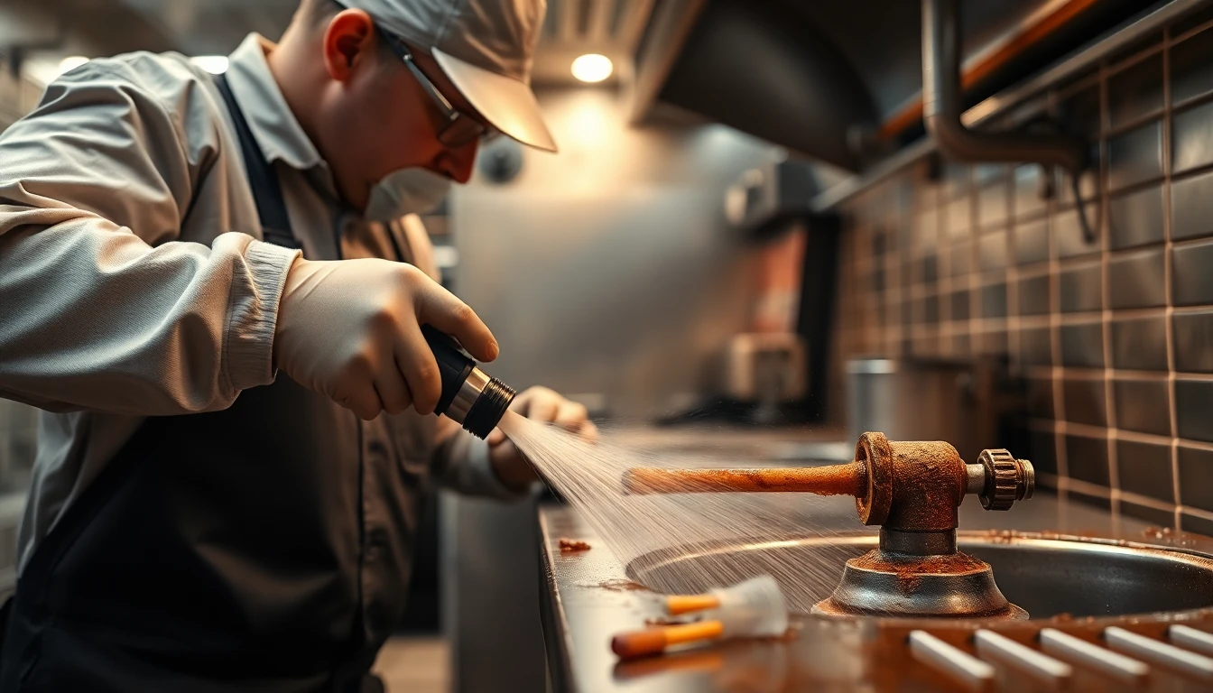 Commercial Grease Trap Jetting