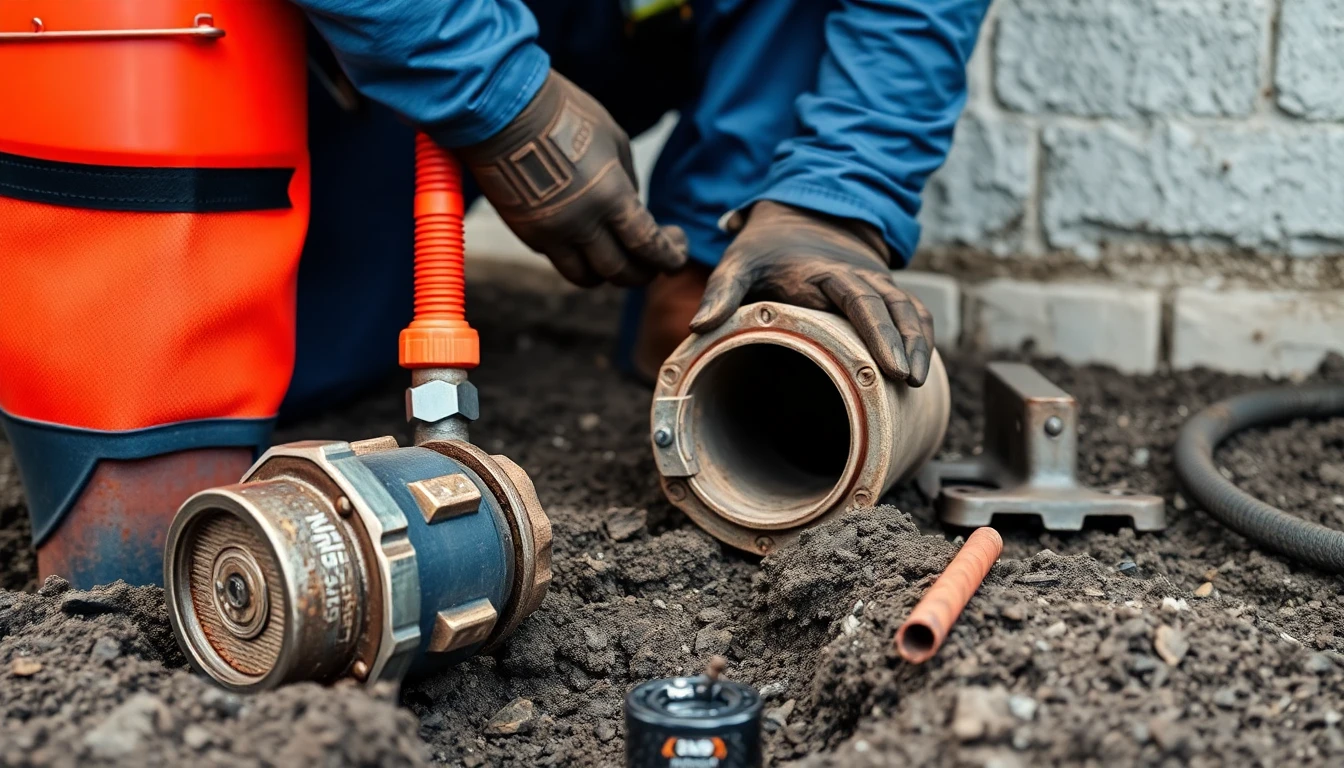 Sewer Line Excavation
